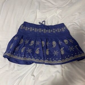 Purple/Indigo mini skirt